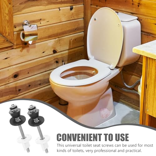 ELAYARD 2 Stück Toilettensitz Schrauben Edelstahl Wc Sitz Befestigung Expansionsschrauben Toilettendeckel Montage Ersatz Langlebig und Rostfrei von ELAYARD