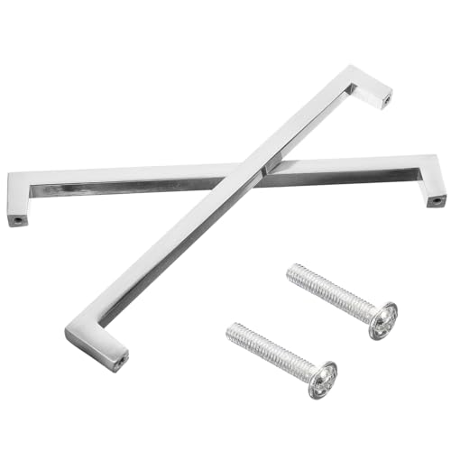 ELAYARD 2 Stück Türgriffe Schrankgriffe Möbelschubladen Griffe Gebürstet Langlebig Korrosionsbeständig für Küchen und Kleiderschränke Minimalistisches Design von ELAYARD