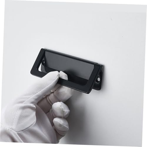 ELAYARD 2 Stück Unsichtbare Langlebige Möbelgriffe ohne Bohren Praktische Eingelassene Schrankgrifflösung für Kleiderschränke und Kommoden Rostfrei und Einfach zu Montieren von ELAYARD