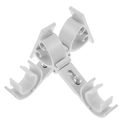 ELAYARD 2 Stück Verstellbare Gardinenstangenhalterung Stabile Wandbefestigung Doppelstufiger Vorhanghalter für Einzelne Gardinenstangen Einfache Montage Platzsparend Weiß Passend für ELAYARD 2 Stück Verstellbare Gardinenstangenhalterung Stabile Wandbefestigung Doppelstufiger Vorhanghalter für Einzelne Gardinenstangen Einfache Montage Platzsparend Weiß Passend für von ELAYARD