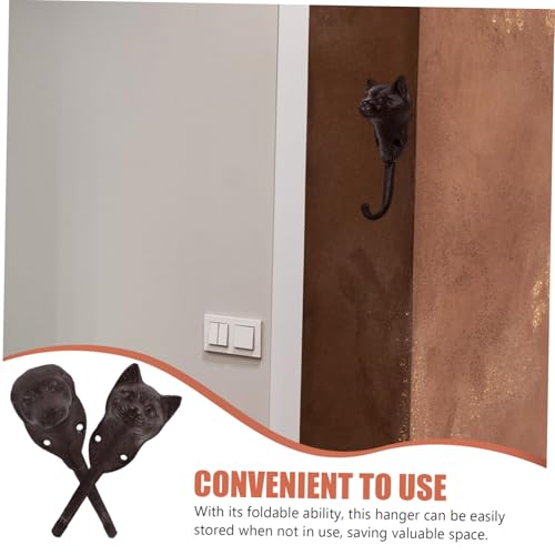 ELAYARD 2 Stück Vintage Wandhaken aus Gusseisen Dekorative Haustierkopf formen Hund und Katze Vielseitiger Schlüssel Handtuchhalter für Bad Küche Flur Rustikale Wanddeko ELAYARD 2 Stück Vintage Wandhaken aus Gusseisen Dekorative Haustierkopf formen Hund und Katze Vielseitiger Schlüssel Handtuchhalter für Bad Küche Flur Rustikale Wanddeko von ELAYARD