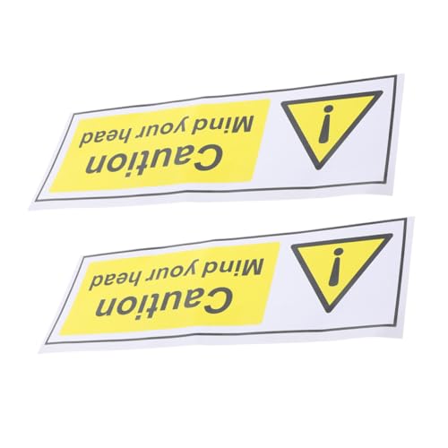 ELAYARD 2 Stück Warnhinweis Aufkleber Selbstklebend Warnschild Sicherheitszeichen Für Maschinen Industrie Lager Hochwertiges Pp synthetikpapier ELAYARD 2 Stück Warnhinweis Aufkleber Selbstklebend Warnschild Sicherheitszeichen Für Maschinen Industrie Lager Hochwertiges Pp synthetikpapier von ELAYARD