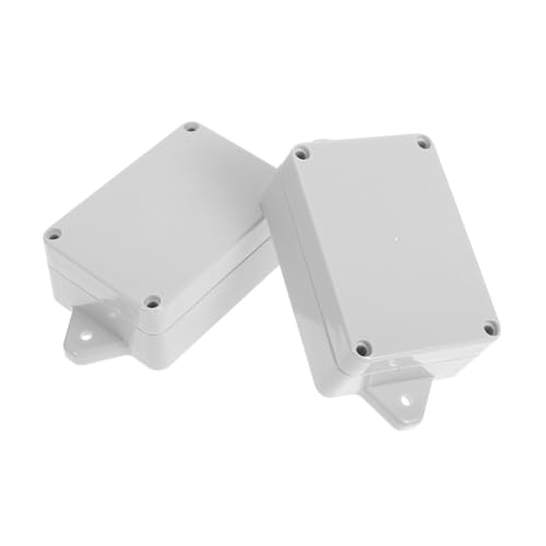 ELAYARD 2 Stück Wasserdichte Elektrische Anschlussdose aus Robustem Kunststoff Einfache Montage für Sicherheitsgeräte und Vielseitige Anwendungen im Innen Außenbereich Weiß Langlebig und ELAYARD 2 Stück Wasserdichte Elektrische Anschlussdose aus Robustem Kunststoff Einfache Montage für Sicherheitsgeräte und Vielseitige Anwendungen im Innen Außenbereich Weiß Langlebig und von ELAYARD