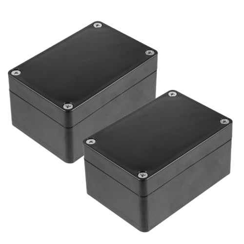 ELAYARD 2 Stücke Wasserdichte Abs Kunststoff Projektbox Teilig Elektronikgehäuse Abzweigdose Outdoor mit Schrauben Staubdicht Langlebig für DIY Schaltkreise und Stromversorgung ELAYARD 2 Stücke Wasserdichte Abs Kunststoff Projektbox Teilig Elektronikgehäuse Abzweigdose Outdoor mit Schrauben Staubdicht Langlebig für DIY Schaltkreise und Stromversorgung von ELAYARD