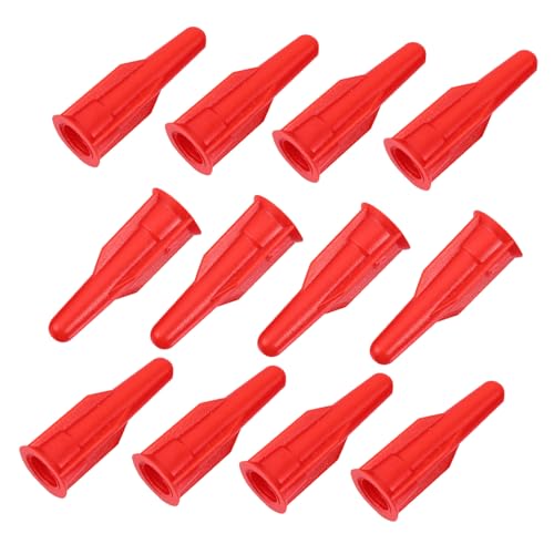 ELAYARD 20 Stück Teiliges Caulking Nozzles mit Schraubverschluss Langlebige Dichtungsdüsen für Silikonfugen Wiederverwendbar aus Robustem Material Verhindert Kleberauslauf Schützt von ELAYARD