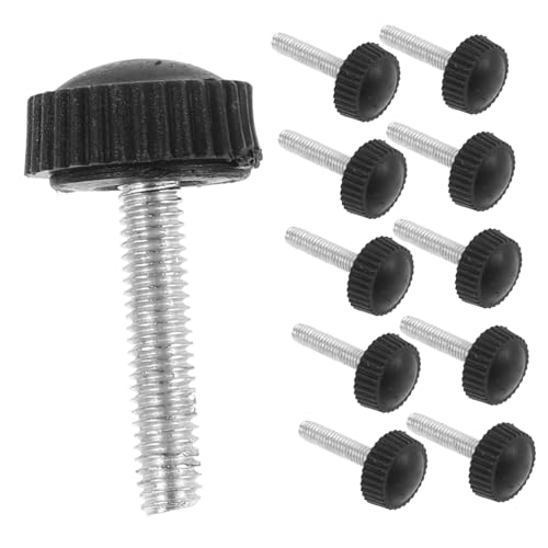 ELAYARD 20 Stück Teiliges Handspannschrauben mit Gummiertem Kopf Schnell Lösbare Schrauben Werkzeuglose Montage Drehbar und Vielseitig Einsetzbar für Maschinen und Geräte von ELAYARD
