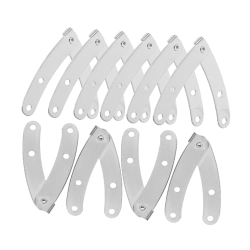 ELAYARD 20 Stück Teiliges Innenliegende Metall scharniere für Schmuck Holzkisten Stabile Deckelstütze für Klappdeckel Geeignet für Transport Aufbewahrungsboxen Sichere Unterstützung ELAYARD 20 Stück Teiliges Innenliegende Metall scharniere für Schmuck Holzkisten Stabile Deckelstütze für Klappdeckel Geeignet für Transport Aufbewahrungsboxen Sichere Unterstützung von ELAYARD
