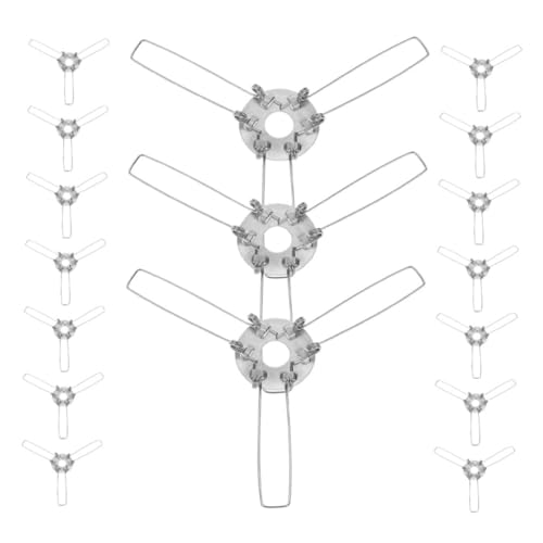ELAYARD 20 Stück Teiliges Lampenschirm federclip Design Federbelasteter Lampenschirm adapter für Pendelleuchten Deckenlampen Wandlampen Langlebige Einfache Montage Sicherer Halt ELAYARD 20 Stück Teiliges Lampenschirm federclip Design Federbelasteter Lampenschirm adapter für Pendelleuchten Deckenlampen Wandlampen Langlebige Einfache Montage Sicherer Halt von ELAYARD