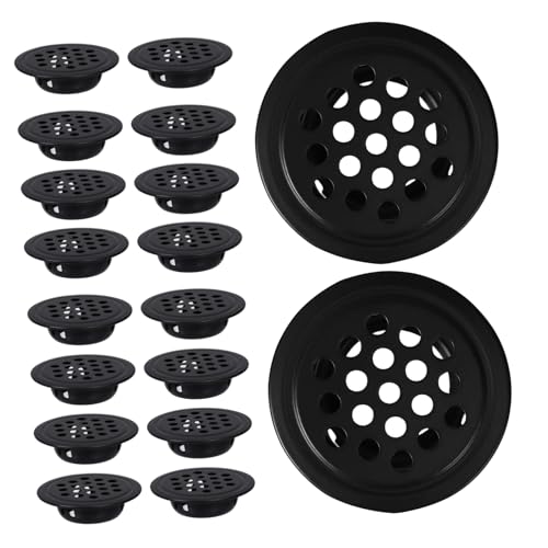 ELAYARD 20 Stück Teiliges Runde Lüftungsgitter aus Edelstahl für Schränke und Schuhschränke Luftventil abdeckungen für Belüftung und Wärmeableitung Dunkles Design für Möbel in Haus und ELAYARD 20 Stück Teiliges Runde Lüftungsgitter aus Edelstahl für Schränke und Schuhschränke Luftventil abdeckungen für Belüftung und Wärmeableitung Dunkles Design für Möbel in Haus und von ELAYARD