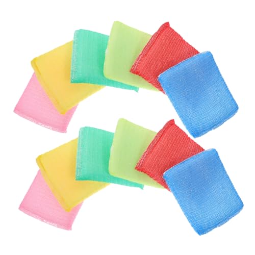 ELAYARD 24 Stück Teiliges Spülschwamm Kratzfreie Reinigungspads aus Nylon und Weichem Schwamm Farblich Sortiert Langlebig und Wiederverwendbar für Küche und Geschirrpflege von ELAYARD