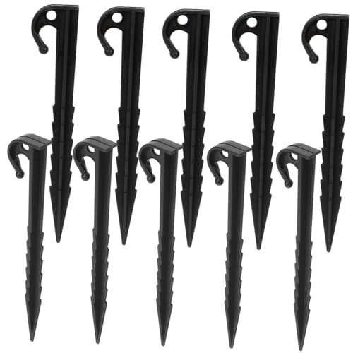 ELAYARD 25 Stück Teiliges Robuste Langlebige Zeltheringe aus Kunststoff und Rostfrei für Outdoor Camping Gartenbefestigung und Zeltnagel Ersatz Leicht und Tragbar für Strand Picknick ELAYARD 25 Stück Teiliges Robuste Langlebige Zeltheringe aus Kunststoff und Rostfrei für Outdoor Camping Gartenbefestigung und Zeltnagel Ersatz Leicht und Tragbar für Strand Picknick von ELAYARD