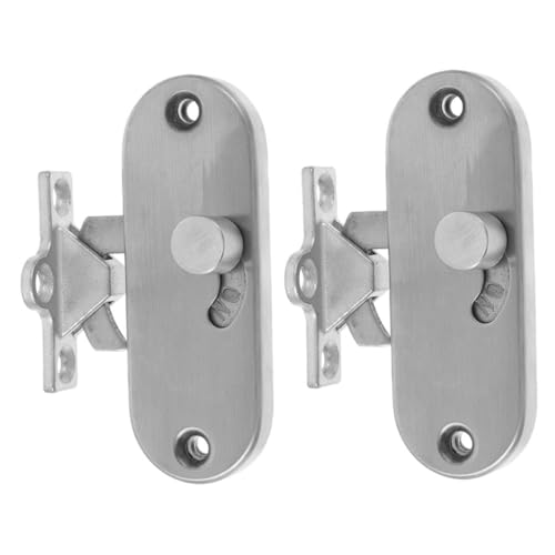 ELAYARD 2Stücke Schiebetür Schloss Latch Stilvolles Design Sicher Multifunktional Installieren für Scheunen und Garagentüren ELAYARD 2Stücke Schiebetür Schloss Latch Stilvolles Design Sicher Multifunktional Installieren für Scheunen und Garagentüren von ELAYARD