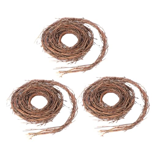 ELAYARD 3 Rollen Natürliche Rattanzweig Girlande Handgeflochtene Schlängelranke Vielseitige Dekoration für Weihnachten DIY Kränze Fenster und Wanddeko Rustikaler Natur Look ELAYARD 3 Rollen Natürliche Rattanzweig Girlande Handgeflochtene Schlängelranke Vielseitige Dekoration für Weihnachten DIY Kränze Fenster und Wanddeko Rustikaler Natur Look von ELAYARD