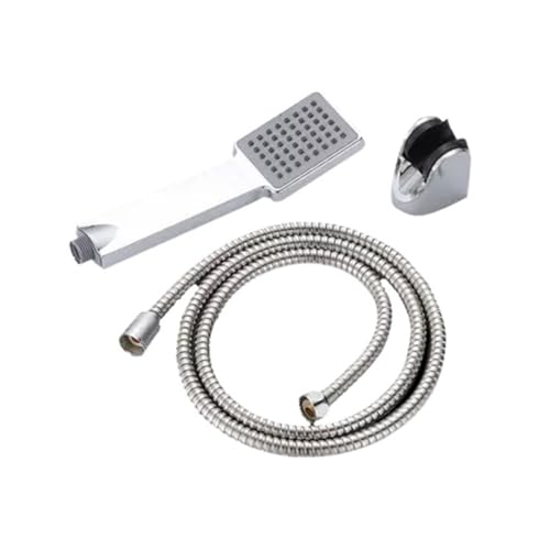 ELAYARD 3 Stück Teiliges Druckverstärkendes Handbrause Verchromter Duschkopf mit Einstellbarem Wasserstrahl Einfach zu Montieren Langlebiges Material Komfortable Handhabung Abnehmbares von ELAYARD