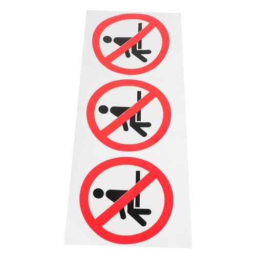 ELAYARD 3 Stück Teiliges Pvc selbstklebend Sicherheitshinweis Aufkleber für Werkstatt Lager Gefahrenwarnung Langlebig Wetterfest ELAYARD 3 Stück Teiliges Pvc selbstklebend Sicherheitshinweis Aufkleber für Werkstatt Lager Gefahrenwarnung Langlebig Wetterfest von ELAYARD