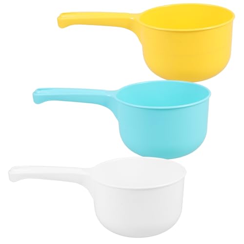ELAYARD 3 Stück Teiliges aus Wassertopf für Küche und Bad Multifunktionale Wasserlöffel für Gießen und Baden für Zuhause und Camping von ELAYARD