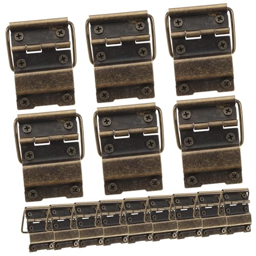 ELAYARD 30 Stück Teiliges Kleine Scharniere für Holzboxen Retro Dekorative Klappscharniere mit Schrauben Robuste Eisenbeschläge für Schmuckkästchen und Aufbewahrungsboxen Langlebig und ELAYARD 30 Stück Teiliges Kleine Scharniere für Holzboxen Retro Dekorative Klappscharniere mit Schrauben Robuste Eisenbeschläge für Schmuckkästchen und Aufbewahrungsboxen Langlebig und von ELAYARD
