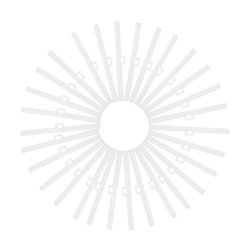 ELAYARD 30 Stück Teiliges Vertikale Jalousie Ersatz Lamellenhalter Einzelnes Einfache Montage Langlebiges Kunststoffmaterial Geeignet für Fensterrollos in Wohn Arbeitsräumen ELAYARD 30 Stück Teiliges Vertikale Jalousie Ersatz Lamellenhalter Einzelnes Einfache Montage Langlebiges Kunststoffmaterial Geeignet für Fensterrollos in Wohn Arbeitsräumen von ELAYARD