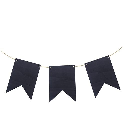 ELAYARD 32 Stück Teiliges Diy Tafelpapier Wimpel Banner mit Kreidestiften Beschreibbare Dovetail Form Party und Schulkind Deko Wiederverwendbare Schwarze Girlande für Abschlussfeier und ELAYARD 32 Stück Teiliges Diy Tafelpapier Wimpel Banner mit Kreidestiften Beschreibbare Dovetail Form Party und Schulkind Deko Wiederverwendbare Schwarze Girlande für Abschlussfeier und von ELAYARD