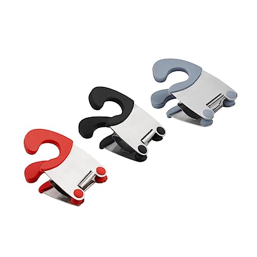 ELAYARD 3Stücke Topfclip Halter Verbrühung Löffel Rest Clip Küchen Gadget für Löffel Spatel Utensilien Hitzebeständig Langlebig Gemischte Farben von ELAYARD