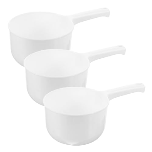 ELAYARD 3Stücke Verdickte Multifunktionswasserschaufeln Robuste Küchen Badezimmerhilfe zum Kochen und Gießen von Wasser Langlebig und Praktisch für Haushalt und Garten von ELAYARD