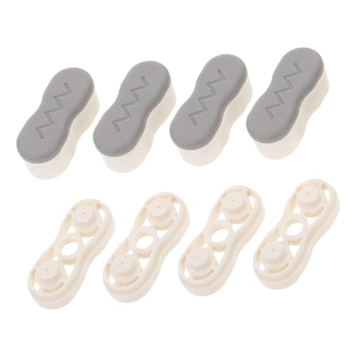 ELAYARD 4 Paare Toilettensitz Gummipolster Wc Sitz Polster Pads mit Starkem Kleber Geräuschdämpfend Stoßfest für Toilettendeckel Ersatzteile Langlebig und Stabil von ELAYARD