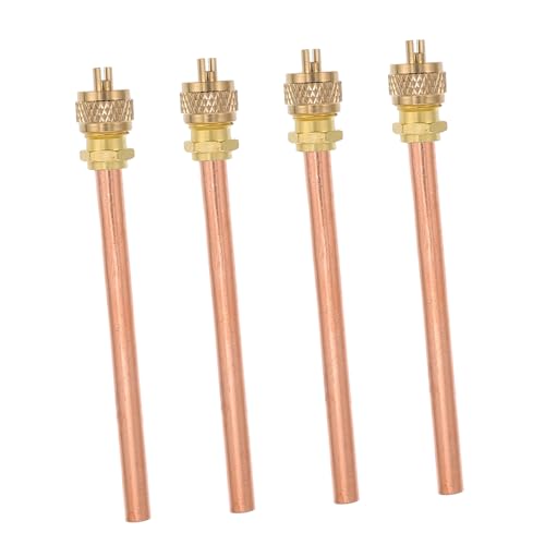 ELAYARD 4 STÜCKE Teiliges Füllanschlussventile Kupfer Ersatzventile für Kältemittel Kühlsysteme Klimaanlagen und Kühlschränke Langlebig Verschleißfest Einfache Installation ELAYARD 4 STÜCKE Teiliges Füllanschlussventile Kupfer Ersatzventile für Kältemittel Kühlsysteme Klimaanlagen und Kühlschränke Langlebig Verschleißfest Einfache Installation von ELAYARD