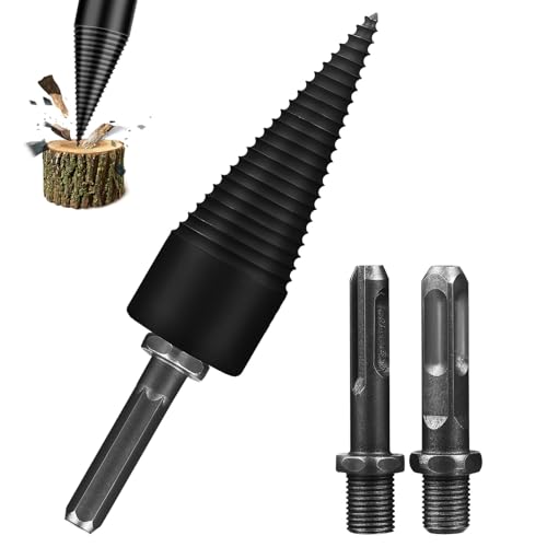 ELAYARD 4 Stück Holzspalter Bohrer aus Hartstahl Kompakt und Tragbar Installieren Geeignet für Elektrobohrer Vielseitig für Brennholzspalten bei Camping und Haushalt ELAYARD 4 Stück Holzspalter Bohrer aus Hartstahl Kompakt und Tragbar Installieren Geeignet für Elektrobohrer Vielseitig für Brennholzspalten bei Camping und Haushalt von ELAYARD