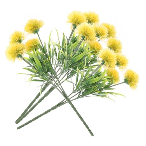 ELAYARD 4 Stück Künstlicher gelber Löwenzahnblüte Lebensnahe Gelbe Kunstblumen Wetterfest Langlebig für Wohnraum Hochzeit Party Dekoration Schlafzimmer Büro Tischdeko ELAYARD 4 Stück Künstlicher gelber Löwenzahnblüte Lebensnahe Gelbe Kunstblumen Wetterfest Langlebig für Wohnraum Hochzeit Party Dekoration Schlafzimmer Büro Tischdeko von ELAYARD