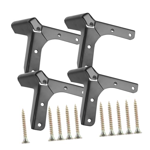 ELAYARD 4 Stück Mattschwarze Möbelfüße Metall Stabile Möbelbeine mit Hohem Tragvermögen für Sofa Schrank Tv Board Praktische Möbelsockel zur Verlängerung der Möbel lebensdauer ELAYARD 4 Stück Mattschwarze Möbelfüße Metall Stabile Möbelbeine mit Hohem Tragvermögen für Sofa Schrank Tv Board Praktische Möbelsockel zur Verlängerung der Möbel lebensdauer von ELAYARD