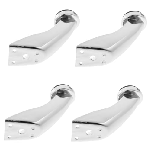 ELAYARD 4 Stück Metall Möbelbeine Höhe Robuste Sofafüße aus Rostfreiem Moderne Couch Beine für Schrank Kommode Bank Minimalistisches Design Langlebige Metallfüße von ELAYARD