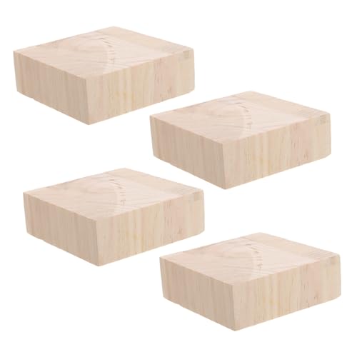ELAYARD 4 Stück Möbelerhöher aus Holz rutschfeste Möbelerhöhung Möbelbeine Erhöhung für Tisch Stuhl und Bett mit Bodenschutz und Stabiler Konstruktion ELAYARD 4 Stück Möbelerhöher aus Holz rutschfeste Möbelerhöhung Möbelbeine Erhöhung für Tisch Stuhl und Bett mit Bodenschutz und Stabiler Konstruktion von ELAYARD