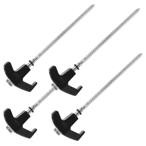 ELAYARD 4 Stück Schwere Drehbare Zeltheringe mit Gewinde Robuste für Camping Outdoor Windfeste Erdnägel Leichte Langlebige Zeltbefestigung für Harten Boden ELAYARD 4 Stück Schwere Drehbare Zeltheringe mit Gewinde Robuste für Camping Outdoor Windfeste Erdnägel Leichte Langlebige Zeltbefestigung für Harten Boden von ELAYARD