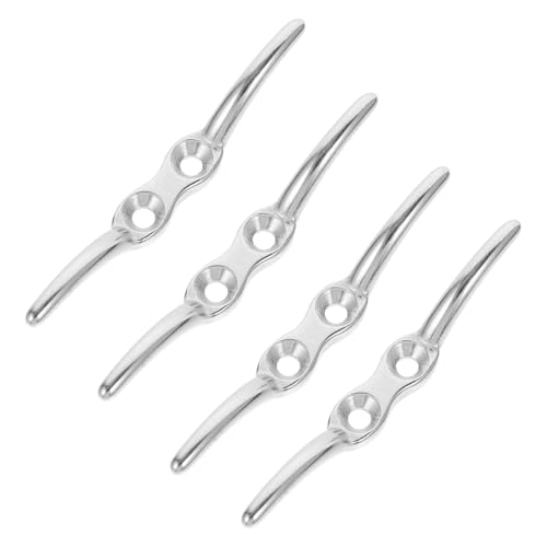 ELAYARD 4 Stück Teiliges Edelstahl Fenster Jalousien Schnurhalter Rostfrei Kompakt Stabile Seilklemmen zur Sicheren Befestigung von Rollos und Jalousien für Wohnräume und Büros ELAYARD 4 Stück Teiliges Edelstahl Fenster Jalousien Schnurhalter Rostfrei Kompakt Stabile Seilklemmen zur Sicheren Befestigung von Rollos und Jalousien für Wohnräume und Büros von ELAYARD