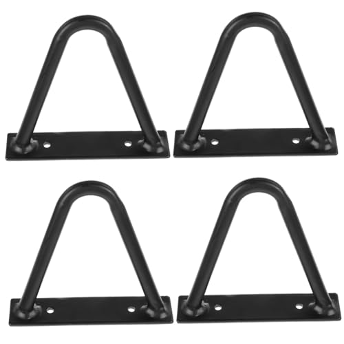 ELAYARD 4 Stück Teiliges Hairpin Tischbeine Höhe Metall Möbelfüße Stabile Unterstützung Schwarz für Schreibtisch Couchtisch und DIY Möbel Zubehör von ELAYARD