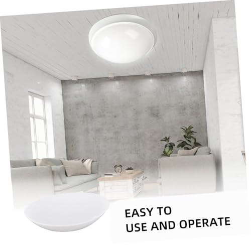 ELAYARD 4 Stück Teiliges Halbkreisförmiger LED Lampenschirme Hitzebeständig Deckenleuchten Abdeckung Einfach zu Montieren Langlebig Geeignet für Zuhause Restaurant und Innenbereiche von ELAYARD