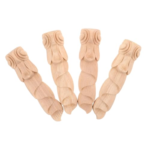ELAYARD 4 Stück Teiliges Holz Geschnitztes Möbelapplikation Europäischer Stil Lang Oval Natürliche Holzverzierung Einfache Montage Geeignet für Schränke Türen Tische Vielseitige ELAYARD 4 Stück Teiliges Holz Geschnitztes Möbelapplikation Europäischer Stil Lang Oval Natürliche Holzverzierung Einfache Montage Geeignet für Schränke Türen Tische Vielseitige von ELAYARD