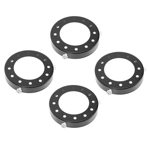 ELAYARD 4 Stück Teiliges Lampenschirm halter aus Robustem Schmiedeeisen Dreieckige Lampenzubehör ringe Langlebige Lampenfassung Fixierclips Rostbeständig und Leicht für Professionelle von ELAYARD