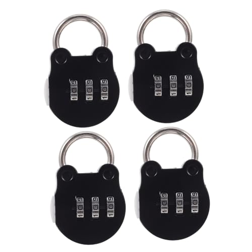 ELAYARD 4 Stück Teiliges Metall kombinationsschloss Zahlenschloss für Gepäck Rucksack Fitnessstudio Stabiles Verschleißfestes Tragbares Sicherheitsvorhängeschloss ELAYARD 4 Stück Teiliges Metall kombinationsschloss Zahlenschloss für Gepäck Rucksack Fitnessstudio Stabiles Verschleißfestes Tragbares Sicherheitsvorhängeschloss von ELAYARD