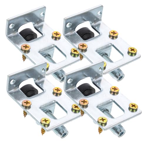 ELAYARD 4 Stück Teiliges Möbel Nivellierfüße Schwerlast Verstellbar mit Gewinde für Tisch Stuhlbeine rutschfeste Möbelfüße mit Sicherungsmuttern Geeignet für Schränke und Arbeitsplatten von ELAYARD