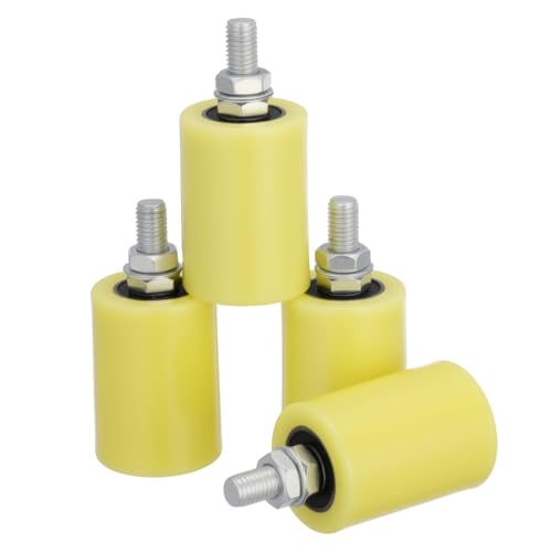 ELAYARD 4 Stück Teiliges Nylon Laufräder für Schiebetüren Präzise Gefertigte Verschleißfeste Pulley Leicht und Langlebig Geeignet für Elektrische Schiebetor Schienen und Holzschiebetüren ELAYARD 4 Stück Teiliges Nylon Laufräder für Schiebetüren Präzise Gefertigte Verschleißfeste Pulley Leicht und Langlebig Geeignet für Elektrische Schiebetor Schienen und Holzschiebetüren von ELAYARD