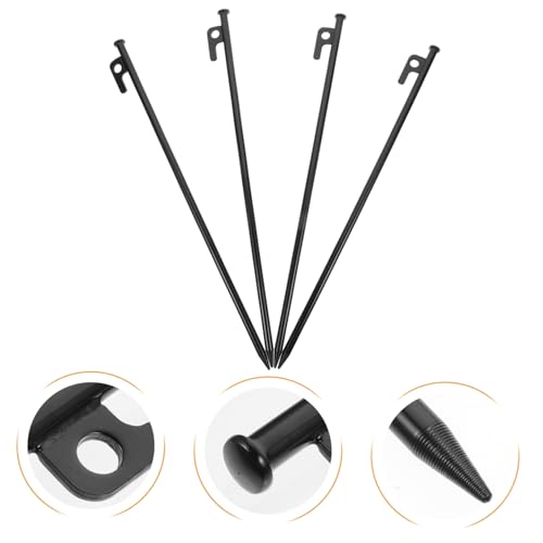 ELAYARD 4 Stück Teiliges Robuste Zelt heringe aus Metall Lang Korrosionsbeständig und Verschleißfest mit Spitzem Ende für Einfachen ERD Einsatz als Bodenanker für Camping und Outdoor ELAYARD 4 Stück Teiliges Robuste Zelt heringe aus Metall Lang Korrosionsbeständig und Verschleißfest mit Spitzem Ende für Einfachen ERD Einsatz als Bodenanker für Camping und Outdoor von ELAYARD