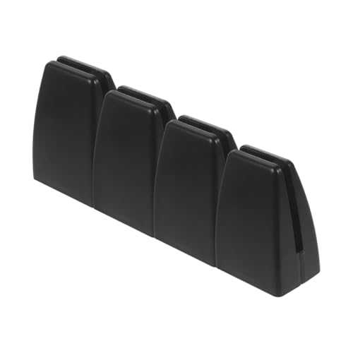 ELAYARD 4 Stück Teiliges Schreibtisch Trennwandklemmen aus Aluminiumlegierung Stabile Schraubfixierung für Dicke Tischplatten Elegante Schwarze Tischhalterungen für Büro Raumteiler von ELAYARD