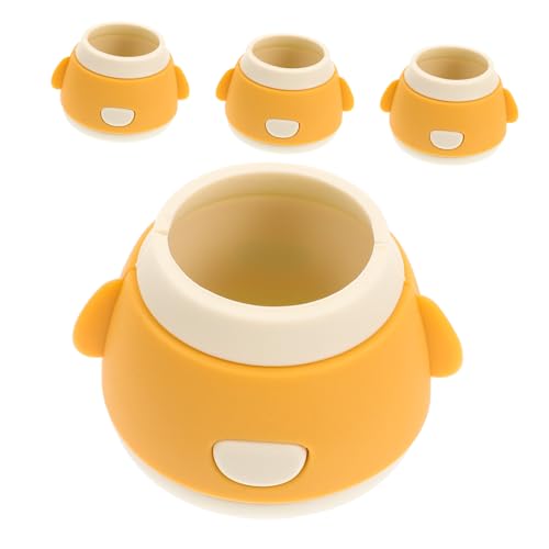 ELAYARD 4 Stück Teiliges Silikon Möbel Fußschoner rutschfest Geräuschdämpfend für Stuhl Tischbeine Boden Möbelschutz Gelb Langlebig Pflegeleicht für Wohn Schlafzimmer ELAYARD 4 Stück Teiliges Silikon Möbel Fußschoner rutschfest Geräuschdämpfend für Stuhl Tischbeine Boden Möbelschutz Gelb Langlebig Pflegeleicht für Wohn Schlafzimmer von ELAYARD