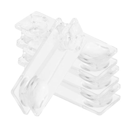 ELAYARD 4 Stück Teiliges Transparente Kunststoff Schnurgewichte für Vorhanggriff Robustes Zubehör für Jalousien und Ergonomisch Geformt Einfach zu Ersetzen Langlebig und Vielseitig für von ELAYARD