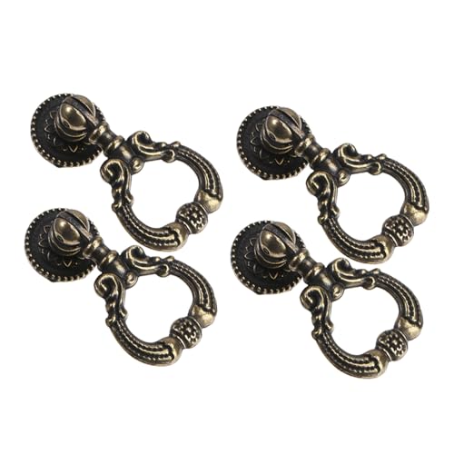 ELAYARD 4 Stück Teiliges Vintage Tür Schubladengriff Langlebiger Zinklegierung Dekorative Möbelgriffe für Schränke Kleiderschränke und Tv schränke Stilvoller Retro möbelbeschlag für ELAYARD 4 Stück Teiliges Vintage Tür Schubladengriff Langlebiger Zinklegierung Dekorative Möbelgriffe für Schränke Kleiderschränke und Tv schränke Stilvoller Retro möbelbeschlag für von ELAYARD