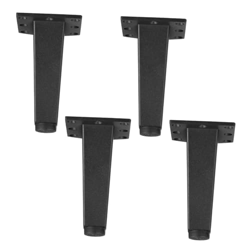 ELAYARD 4 Stück Verstellbare Aluminium möbelfüße Stabile Metallbeine für Badezimmer Sofa Tv schränke Tragfähige Möbelstützen Einfache Montage Modernes Design von ELAYARD