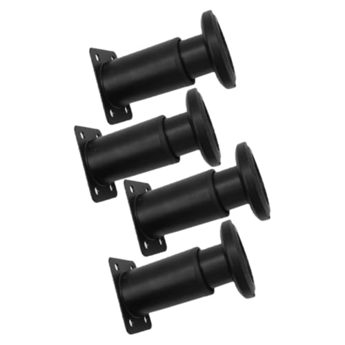 ELAYARD 4 Stück Verstellbare Möbelfüße Höhenverstellbare Tischbeine und Sofabeine aus Robustem Material für Schrank Couch Tv Möbel und Betten Stabile Ersatzfüße für Möbelstütze von ELAYARD