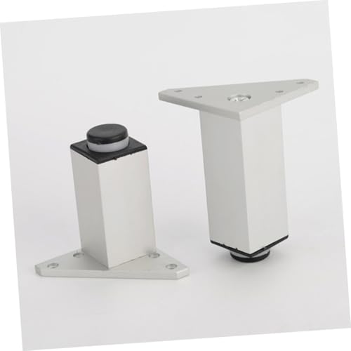 ELAYARD 4 Stück Verstellbare Möbelfüße aus Aluminiumlegierung Stabile Möbelbeine für Sofa Couchtisch Schrank und Badezimmer Hohe Tragfähigkeit Langlebige Ersatzfüße von ELAYARD