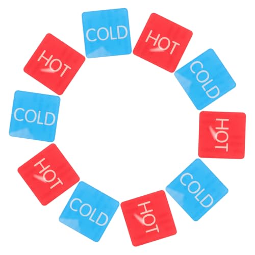 ELAYARD 5 Paare Selbstklebende Acryl Wasserhahn Aufkleber Heiß Kalt Wasserzeichen für Küche Badezimmer Hotel Klare Temperaturanzeige Langlebig und Wiederverwendbar ELAYARD 5 Paare Selbstklebende Acryl Wasserhahn Aufkleber Heiß Kalt Wasserzeichen für Küche Badezimmer Hotel Klare Temperaturanzeige Langlebig und Wiederverwendbar von ELAYARD